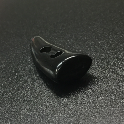 Horn Buttons Black (32mm x 14mm)