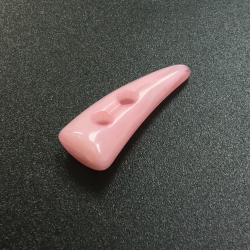 Horn Buttons Pink (32mm x 14mm)