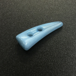 Horn Buttons Sky Blue (32mm x 14mm)