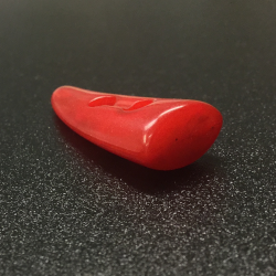 Horn Buttons Red (32mm x 14mm)