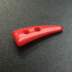 Horn Buttons Red (32mm x 14mm)