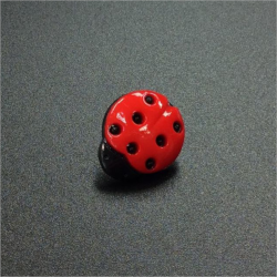 Novelty Buttons (15mm/24L) Ladybird