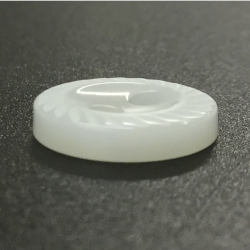 Small Mill Buttons White (11mm/18L)