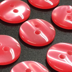 Shimmer Buttons Strawberry Red (15mm/24L)