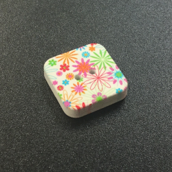 Square Flower Buttons Style 1