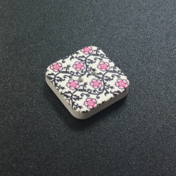 Square Flower Buttons Style 9