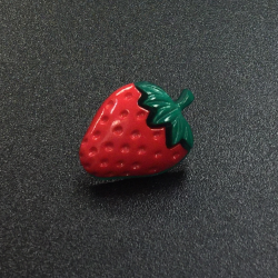 Strawberry Toggle Buttons (15mm)