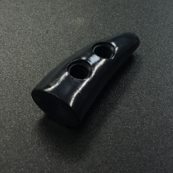 Large Toggle Buttons Black (44mm)