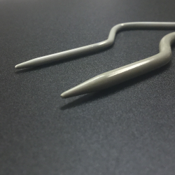 Cable Needle Pairs Aluminium Cranked