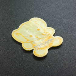 Sew-On Patches - Yellow Elephant