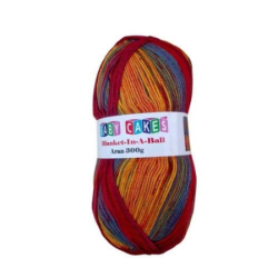 Woolcraft Baby Cakes Blanket in a Ball Aran (300g) - Bonfire (14)