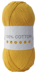 Cygnet 100% Cotton DK Yarn (100g) Golden