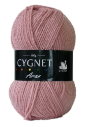 Cygnet Aran Yarn (100g) Blush