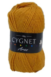 Cygnet Aran Yarn (100g) Honey