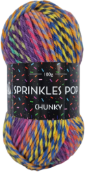 Cygnet Sprinkles Pop Chunky Knitting Yarn (100g) Lavender Honey