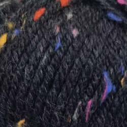 Cygnet Multi Tweed Chunky Yarn (100g) Charcoal (1350)