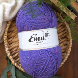 Emu Classic Aran with Wool Tweed (400g) Iris