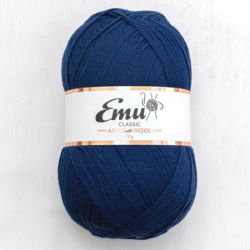 Emu Classic Aran with Wool (400g) French Navy