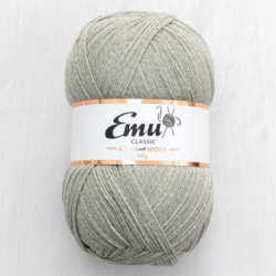 Emu Classic Aran with Wool (400g) Grey Mist
