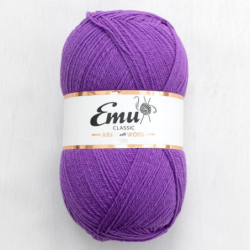 Emu Classic Aran with Wool (400g) Highland Purple