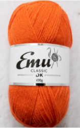 Emu Classic DK Yarn (100g) Pumpkin