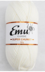 Emu Classic Super Chunky Yarn (100g) Cream