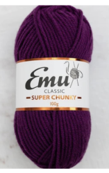 Emu Classic Super Chunky Yarn (100g) Grape