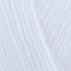 James C. Brett Baby 3-Ply White