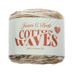 James C. Brett Cotton Waves DK 100g Camouflage (WV07)