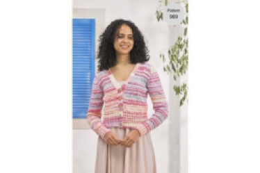 James C. Brett Cotton Waves DK 100g Spring Smile (WV01)