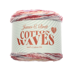 James C. Brett Cotton Waves DK 100g Spring Smile (WV01)