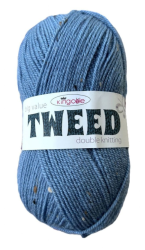 King Cole Big Value Tweed DK Yarn 100g Blue Mountain (1735)