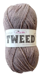 King Cole Big Value Tweed DK Yarn 100g Pearl (3655)