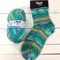 Opal Crazy Waters 4-ply Sock Wool 100g (style 11316) - Riding Waves