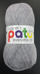 Cygnet Pato Everyday DK Yarn (100g) Light Grey
