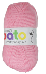 Cygnet Pato Everyday DK Yarn (100g) Soft Pink