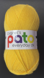 Cygnet Pato Everyday DK Yarn (100g) Yellow
