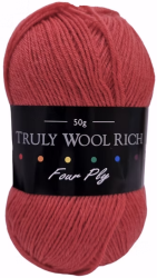 Cygnet Truly Wool Rich 4-Ply Sock Yarn (50g) Rust (2150)